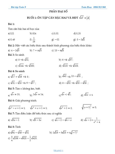 giải bài tập toán 9 bài 29 trang 59